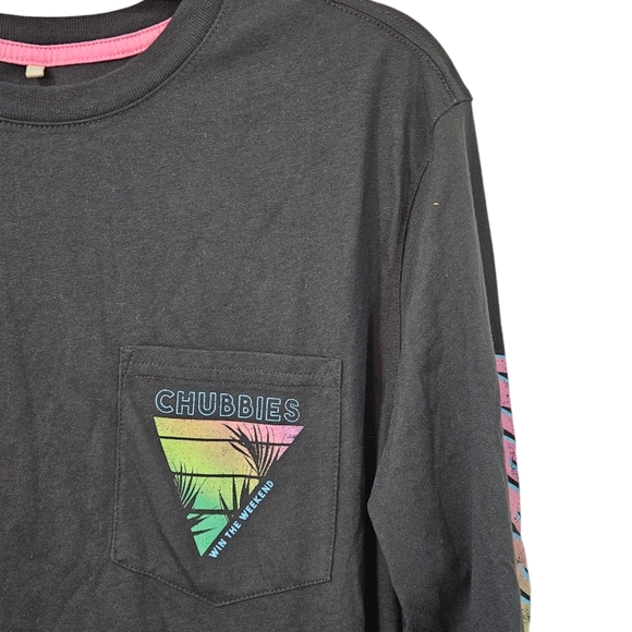 Chubbies Long Sleeve T-Shirt The Weekend Has Arrived - Picture 2 of 6